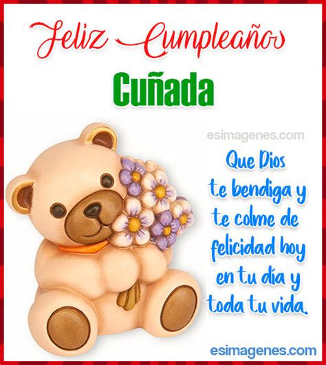 Cumpleaños feliz a ti cuñada querida; Imágenes de Feliz Cumpleaños para Cuñados