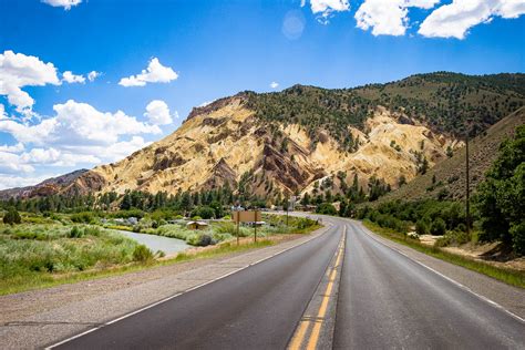 Us Route 89 Roadside Diversion Big Rock Candy Mountain Utah