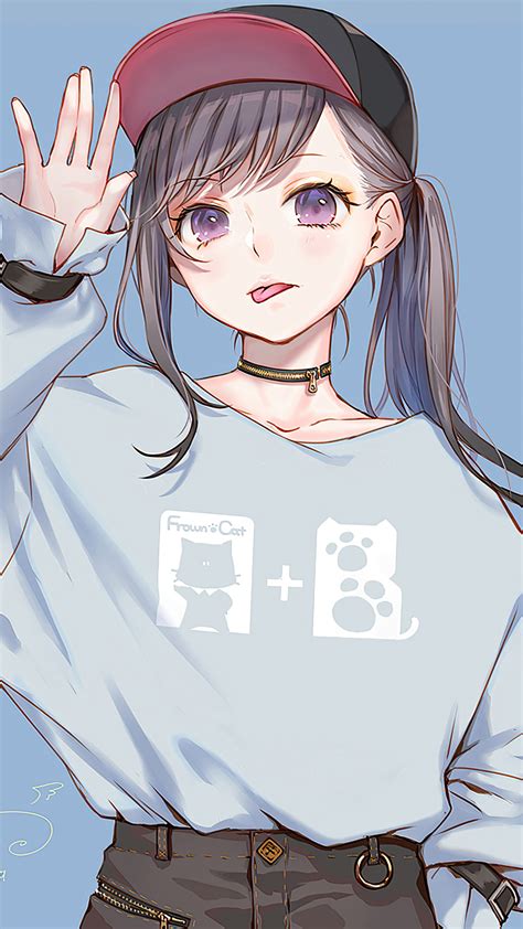 2160x3840 Anime Girl Sweater Hoods 4k Sony Xperia Xxzz5 Premium Hd