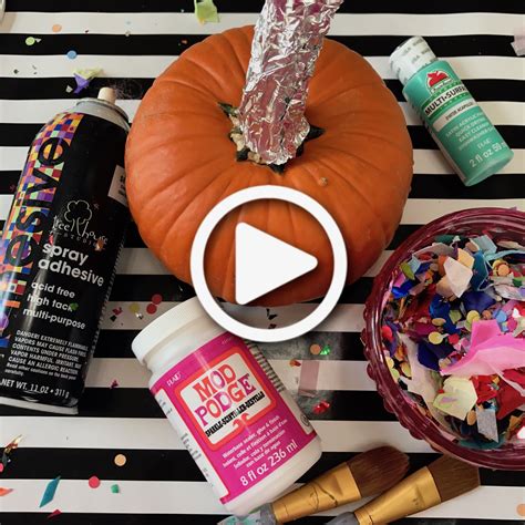 Confetti Pumpkins ⋆ Certified Celebrator With Brittany Young Pumpkin
