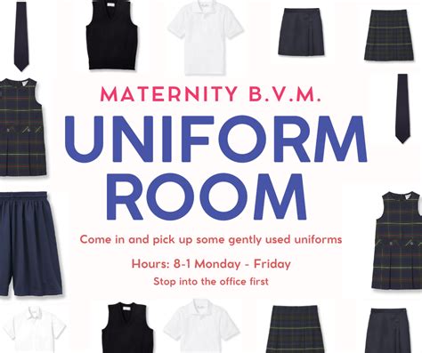 Uniform Room Maternity Bvm School Philadelphia Pa