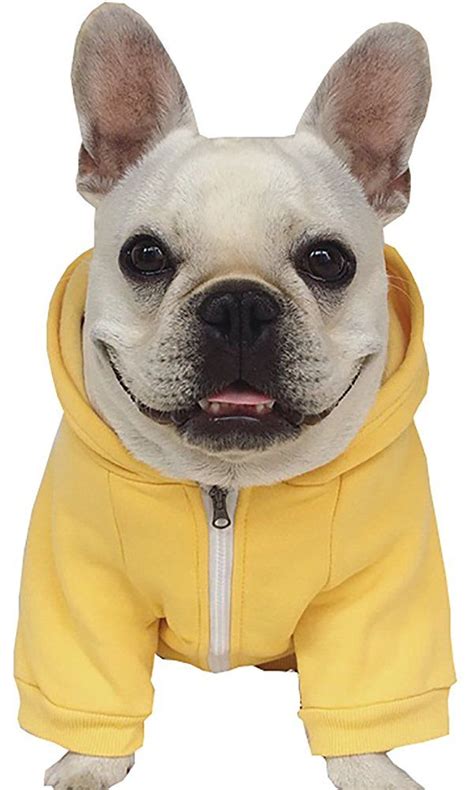 Shop french bulldog hoodies created by independent artists from around the globe. Moolecole Zip-up Hoodie Pet Costume Dog Clothes Outfit ...