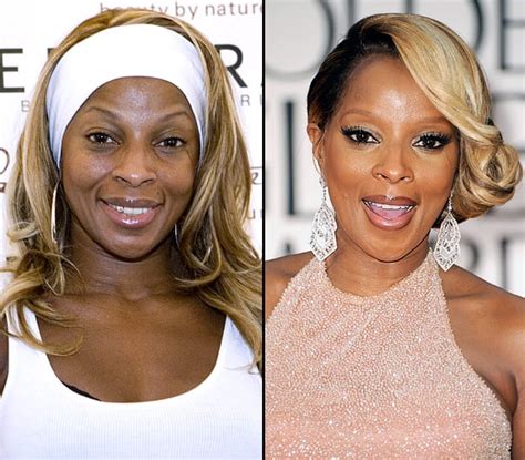 Mary J Blige Natural Beauty Stars Without Makeup Us Weekly