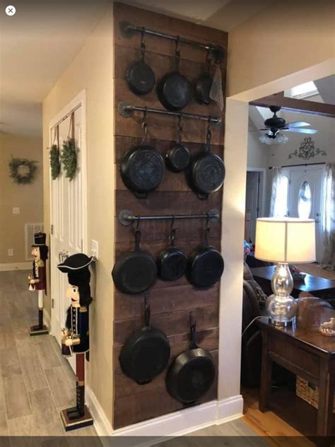 Kitchen Potsandpans Hanging Wall Storage Idea Kitchen Wall Rack Home