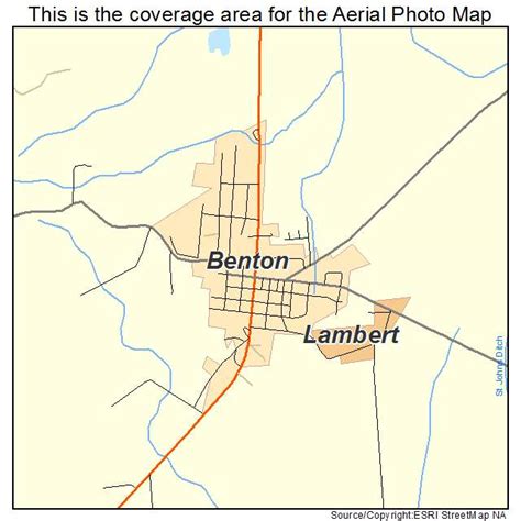 Aerial Photography Map Of Benton Mo Missouri