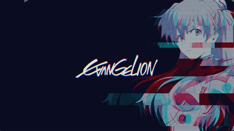 Neon Genesis Evangelion Asuka Langley Soryu Simple Background Glitch