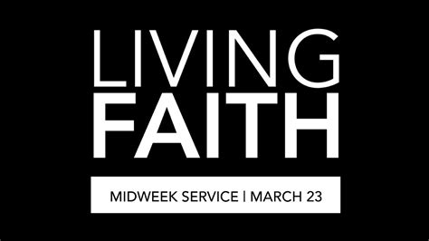 Living Faith Midweek Service April 6 Youtube