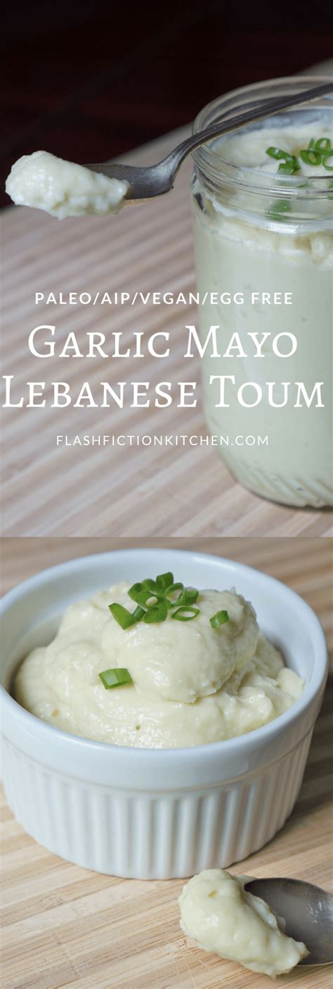 The ingredients are simply garlic, neutral oil, lemon juice, and salt, expertly combined to create a. Garlic Mayo | Lebanese Toum (paleo, AIP, vegan) | Recipe ...
