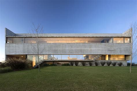 Concrete House In Argentina Has A Showstopping Pool Curbed