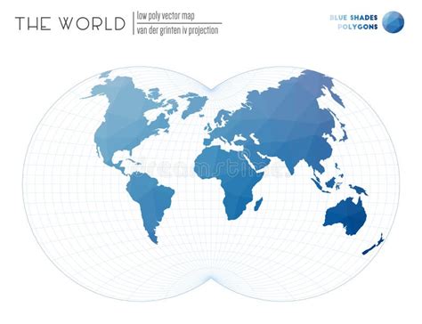 Geometric World Map Stock Vector Illustration Of Graphic 172882666