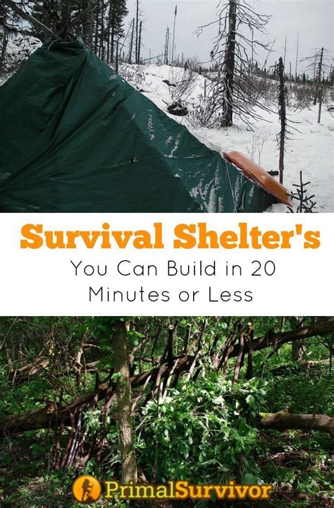 7 Survival Shelter Designs You Can Build In 20 Minutes Or Less Ive