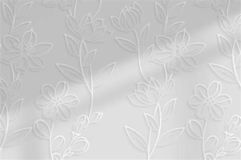 Silver Flower Wallpaper