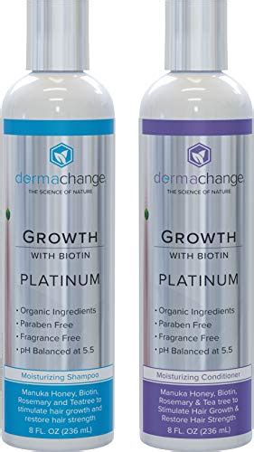 But at some point, you'll probably want to talk with a healthcare professional so that you can get a professional opinion about how to combat hair loss. Hair Growth Organic Shampoo and Conditioner Set - With ...