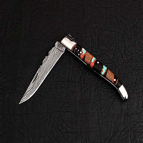 Laguiole Folding Steak Knife 2376 Black Forge Knives Touch Of Modern