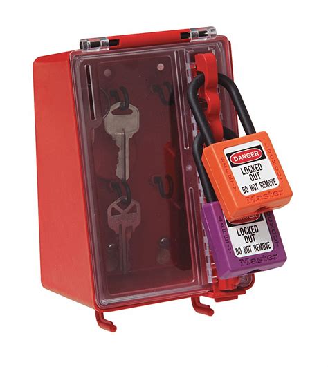 Brady Red Plastic Group Lockout Box Max Number Of Padlocks 8 6 In X