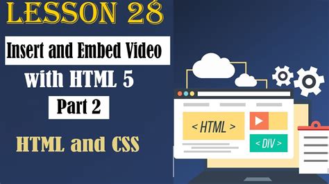 Insert And Embed Video With Html5 Part 2 Learn Html And Css Html5