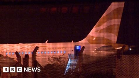plane diverted to belfast international airport shortly after takeoff bbc news