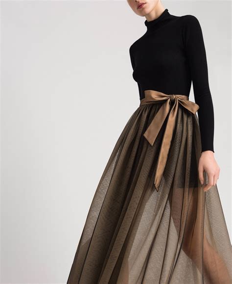 Long Tulle Skirt