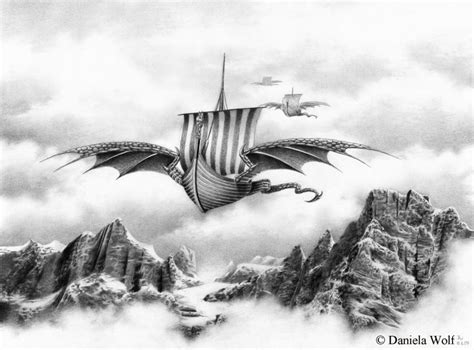 Dragon Ship By Svera On Deviantart