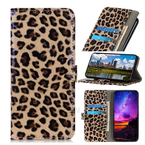Leopard Texture Wallet Stand Leather Flip Case For Samsung Galaxy A31