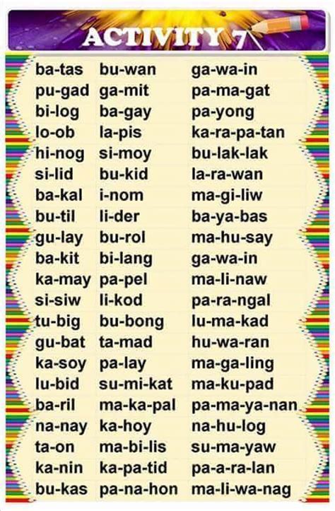 Teacher Fun Files Remedial Reading In Filipino
