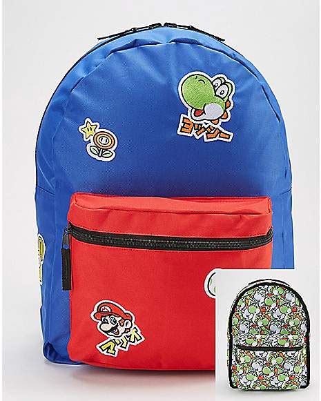 Reversible Yoshi Backpack Nintendo Spencers