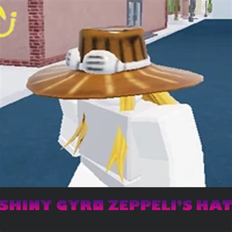 Roblox Yba Shiny Gyro Zeppelis Hat Buy On Ggheaven