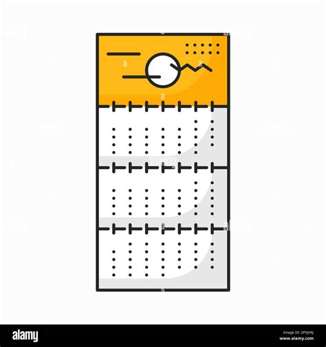 Wall Calendar With Dates Time Management Organizer Simple Design