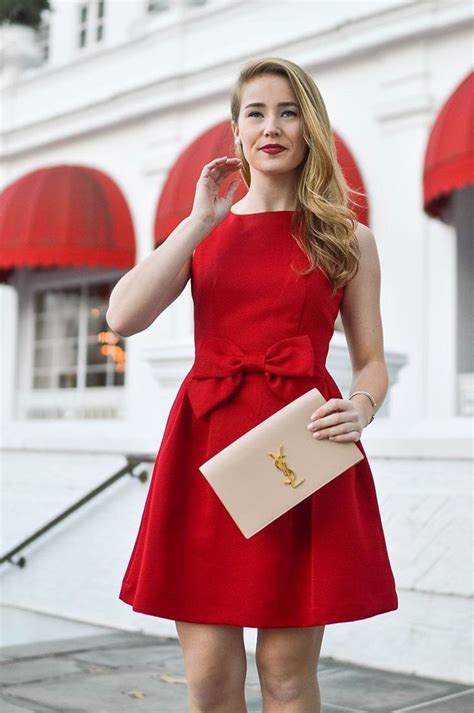 Inspiring Dresses For Christmas Party 55 Red Cocktail Dress Red Bow Dress