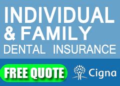 It offers medical, dental, disability, life and accident insurance as well as related products and services. Cigna Dental Insurance Quotes for Individual and Families