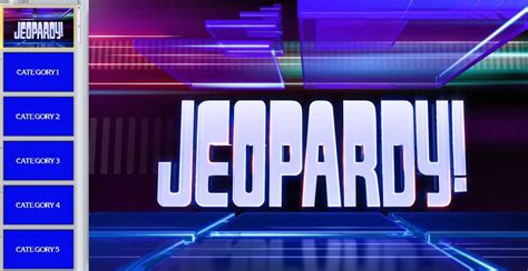 Best Free Jeopardy Templates For The Classroom Throughout Jeopardy