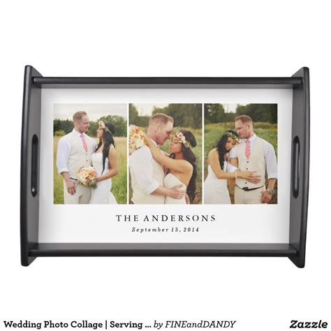 Create Your Own Serving Tray Wedding Photo