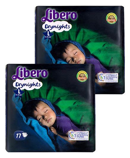 Buy Libero Drynights Diapers Large Diaper Piecings Large
