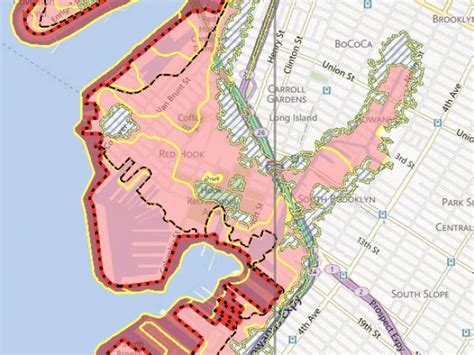Fema Shows Expanded Flood Risk Zones For Red Hook And Gowanus Red