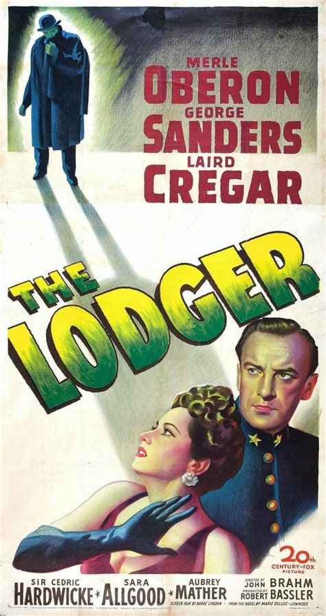 An Old Movie Poster For The Lodger