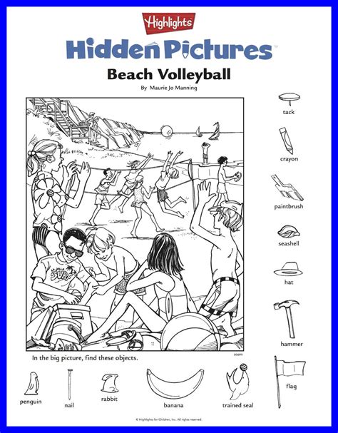 Highlights Hidden Pictures Printable Worksheets Awesome The Best This