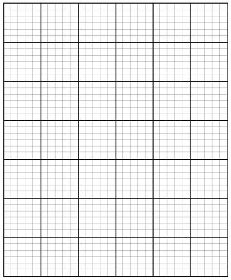Printable Large Graph Paper Template Free Graph Paper Printable Printable Graph Paper