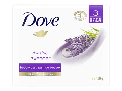 Dove Bar Relaxing Lavender 3x106g