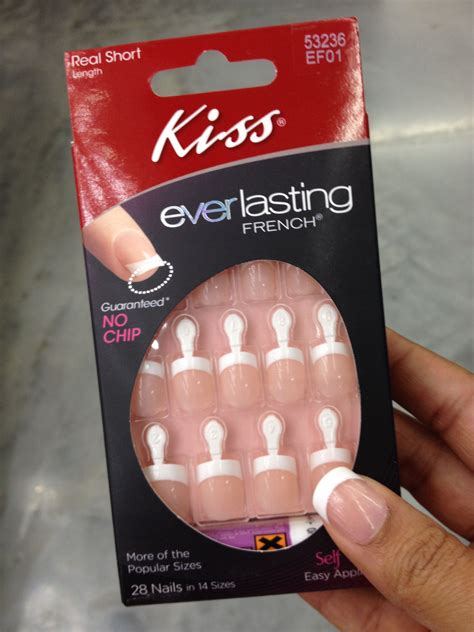 Kiss Everlasting French Nails | French nails, Nails, Spring fling