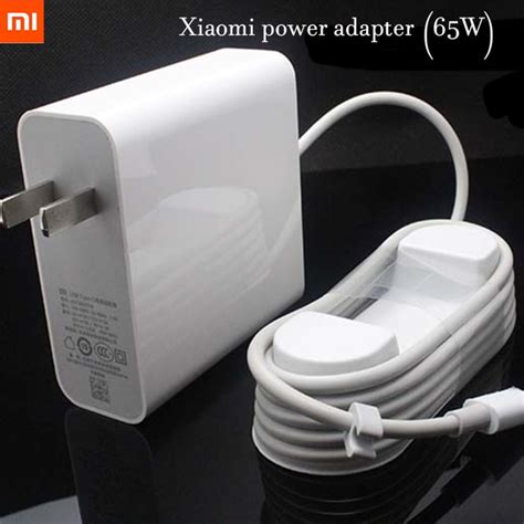 original xiaomi power adapter 65w type c quick charger mi notebook air 13 3 power adapter 20v 3