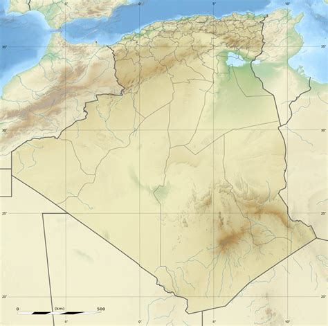 Algérie Topographique • Map •