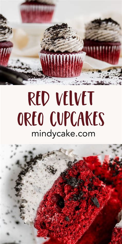 Red Velvet Oreo Cupcakes Mindycake Mindy Johnson