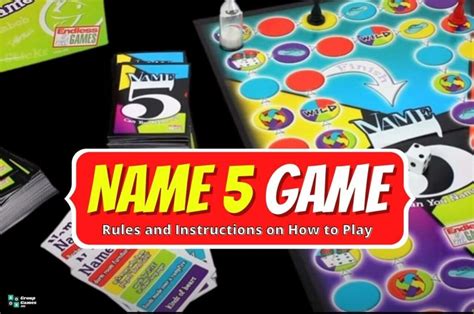 Name 5 Game Rules And Instructions On How To Play