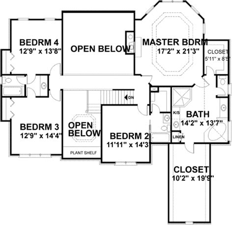 European Style House Plan 5 Beds 4 Baths 3500 Sqft Plan 56 225