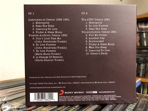 Dream Theater Official Bootleg Images And Words Demos 1989 1991 Cd