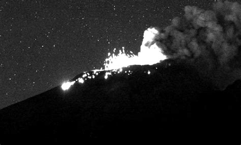 Video Así Se Vio La Explosión Del Volcán Popocatépetl La Madrugada De