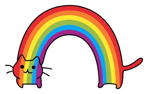 Kawaii Rainbow Cat Sticker Mania