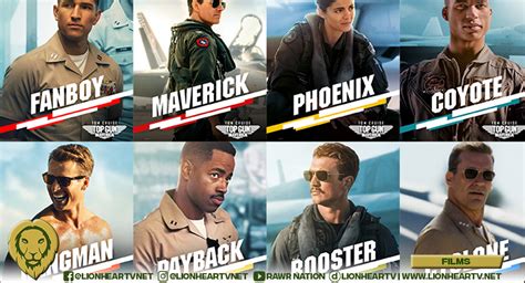 New Character Posters For Top Gun Maverick Shows Off The 57 Off