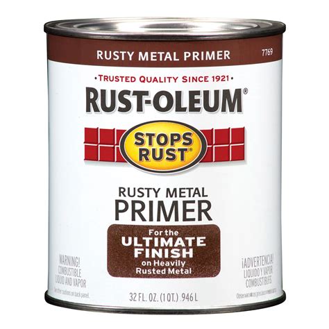 Four friends/fledgling entrepreneurs, knowing that there's something bigger and more. Rust-Oleum Primer Enamel for Metal 1 Quart - 7769502