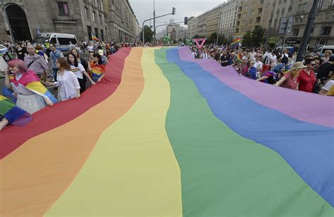 Mayor Joins Pride Parade Amid Polands Anti Lgbt Campaign The Washington Post